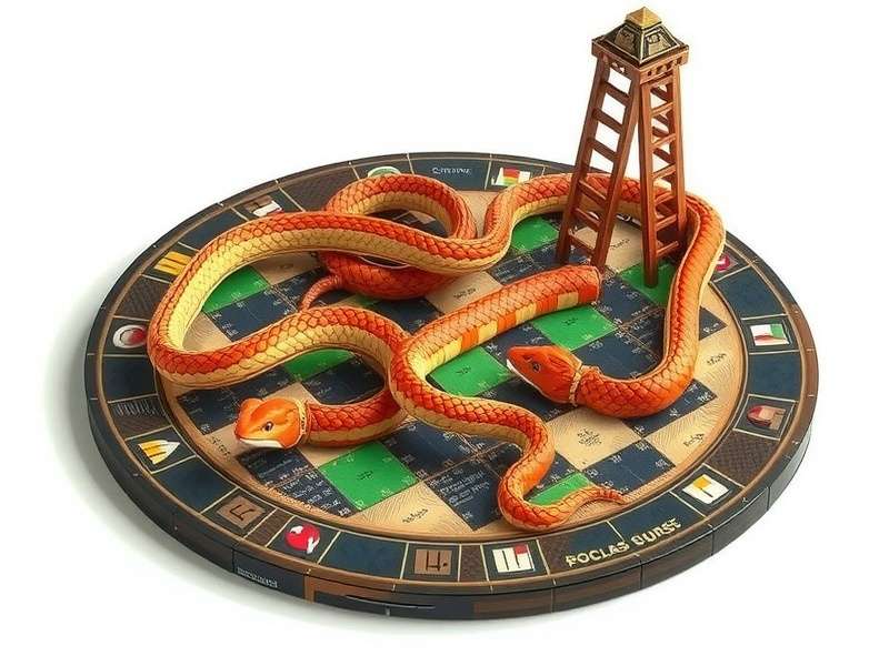 Snakes And Ladders Supreme Game Board